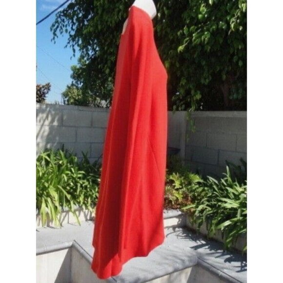 Eileen Fisher Sz PP PXS 2P 4P Red Peruvian Organic Cotton Link Tunic Sweater - Picture 7 of 12